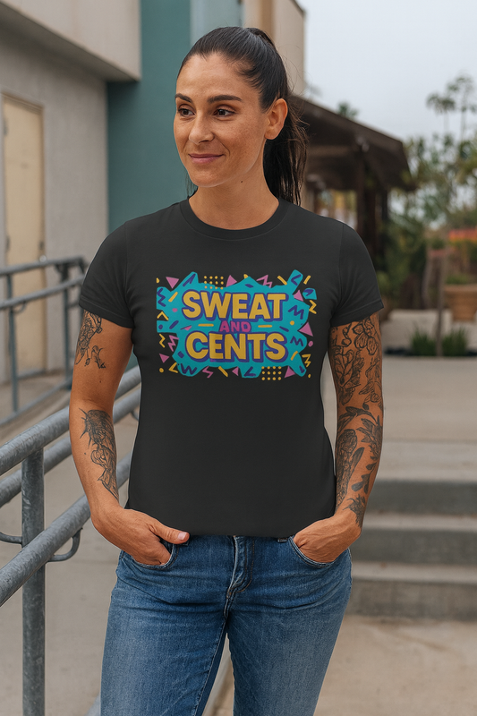 Retro Sweat & Cents Unisex Crewneck T-shirt