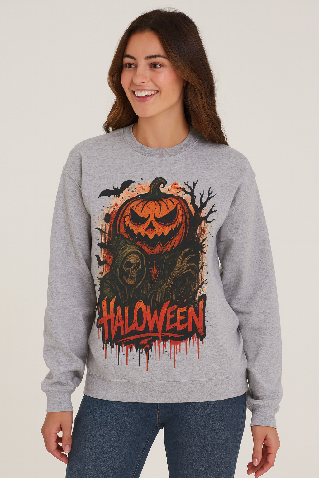 Spooky Halloween Sweatshirt for Cozy Nights