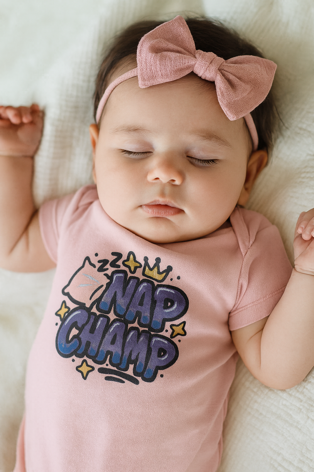Nap Champ Classic Baby Short Sleeve Bodysuit